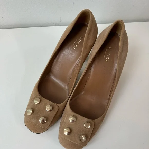 Spectacular Gucci suede heels - Picture 10 of 13